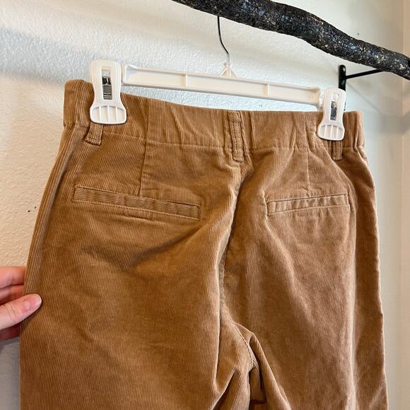 Uniqlo Tan Cotton Corduroy High Rise Wide Leg Trouser Pants Size Small 26/27 - Picture 6 of 14